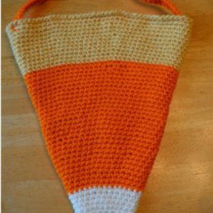 Handmade Candy Corn Treat Bag